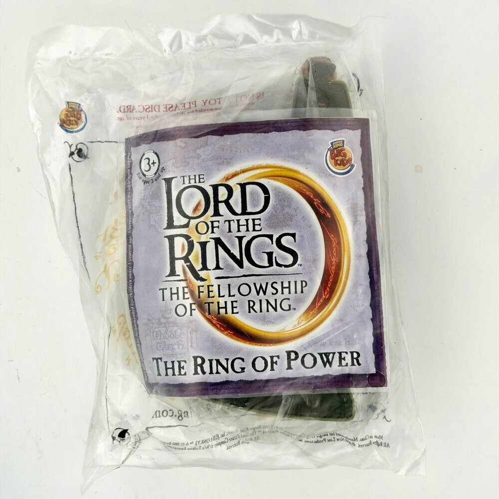 LOTR Samwise Gamgee Lord Of The Rings Fellowship Burger King Kids Meal Toy NEW - Picture 3 of 3